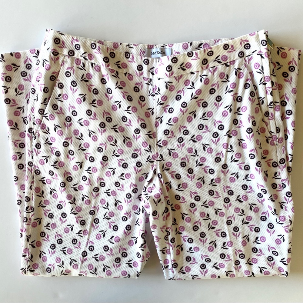 Like New Max & Co. Cotton Blend Cigarette Pants
